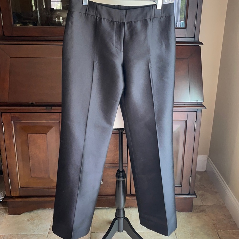 Tory Burch Silk Wool Black Pants Size 6